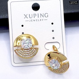 Сережки Xuping14К 10811 (1,7см.)